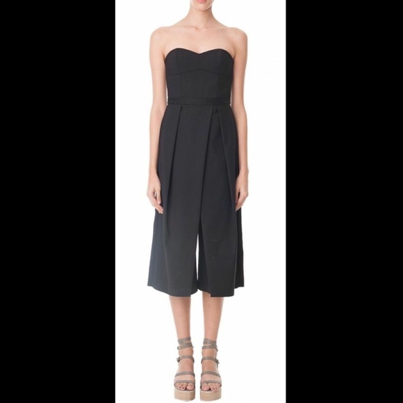 NEW $695 Tibi [SZ 0 ] Sweetheart Agathe Corset Jumpsuit in Black‎ #M398 - Picture 3 of 12
